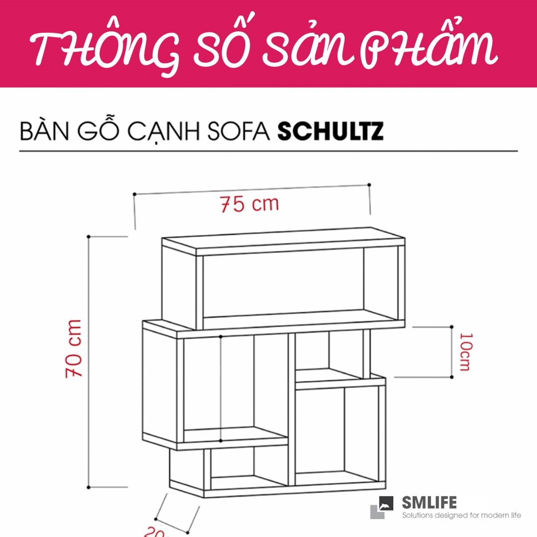 Bàn cạnh sofa SMLIFE Schultz