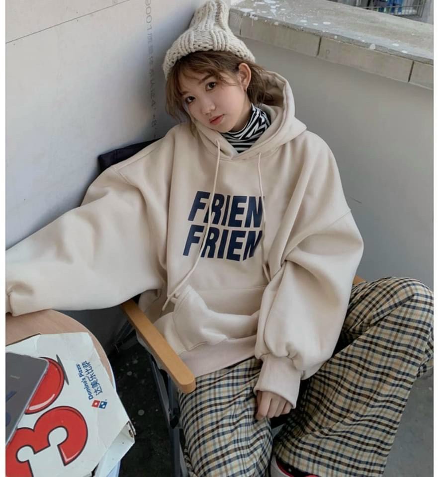 Áo nỉ lót bông in chữ friend chất dày dặn, Áo sweater nỉ FRIEND Quảng Châu , Áo Hoodie Hàn Quốc Form rộng, Áo Nỉ Hoddie Friend Hot Hit Style Hàn Quốc, Áo hoodie nỉ lót bông Friend đủ màu form nam nữ unisex