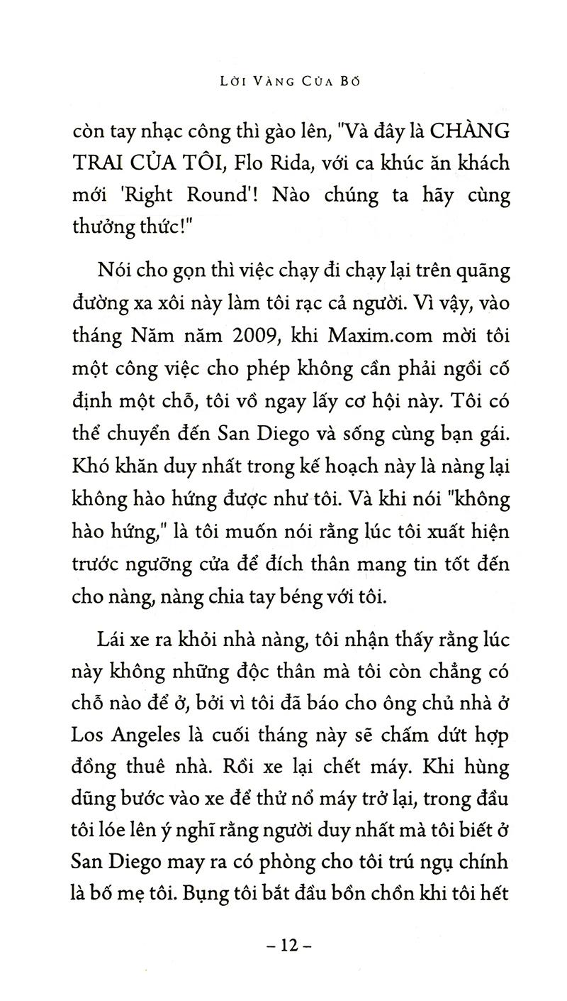 Lời Vàng Của Bố (Tái Bản 2018)
