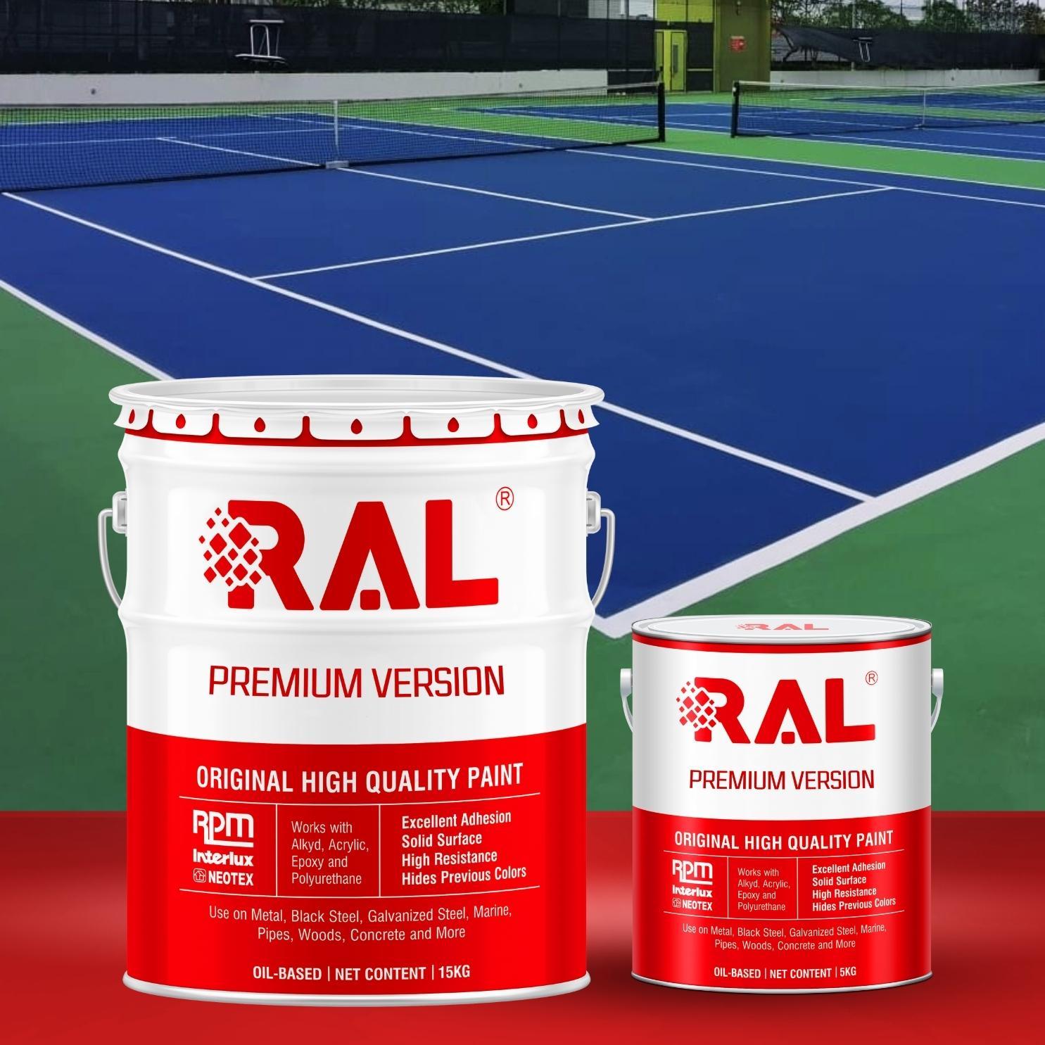 Sơn sân thể thao hệ lăn (trung gian) RAL SPORT MIO - 5KG