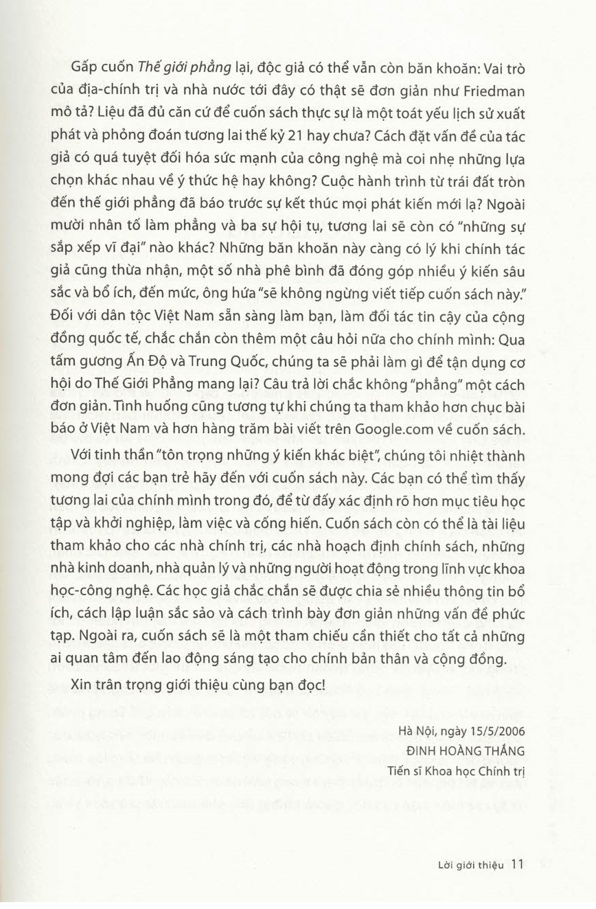 Thế Giới Phẳng (Tái Bản)