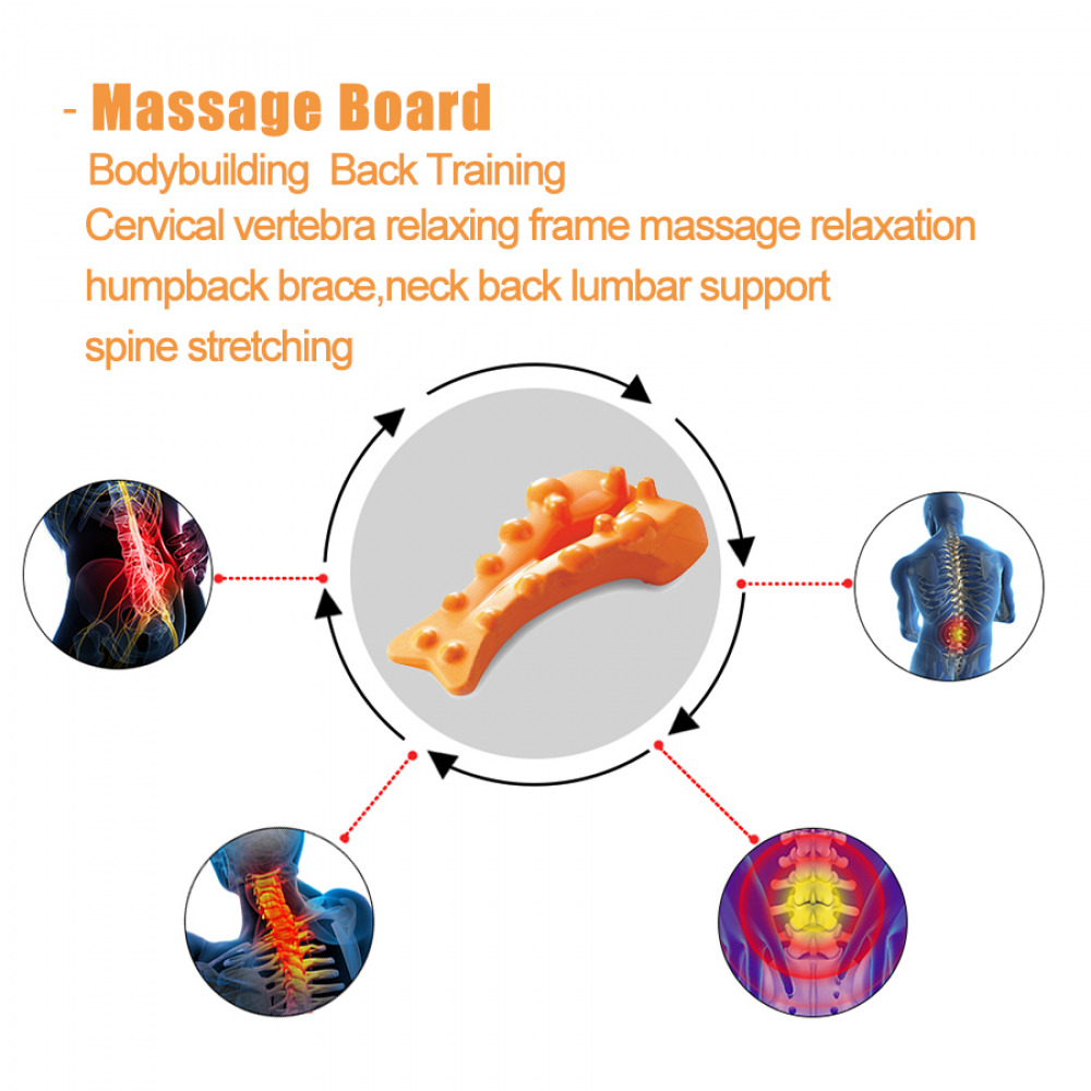 UbodyOasis Máy kéo giãn cột sống thắt lưng Thư giãn cột sống lưng Bảng massage 3D Chỉnh cột sống cổ Kéo giãn cột sống Thẳng cột sống
