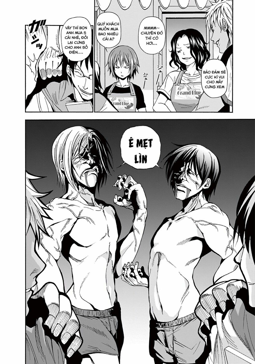 cô gái thích lặn - grand blue chapter 7 19
