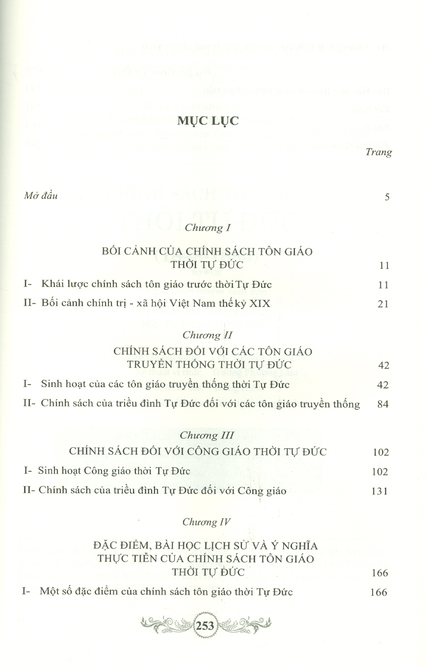 Chính Sách Tôn Giáo Thời Tự Đức
