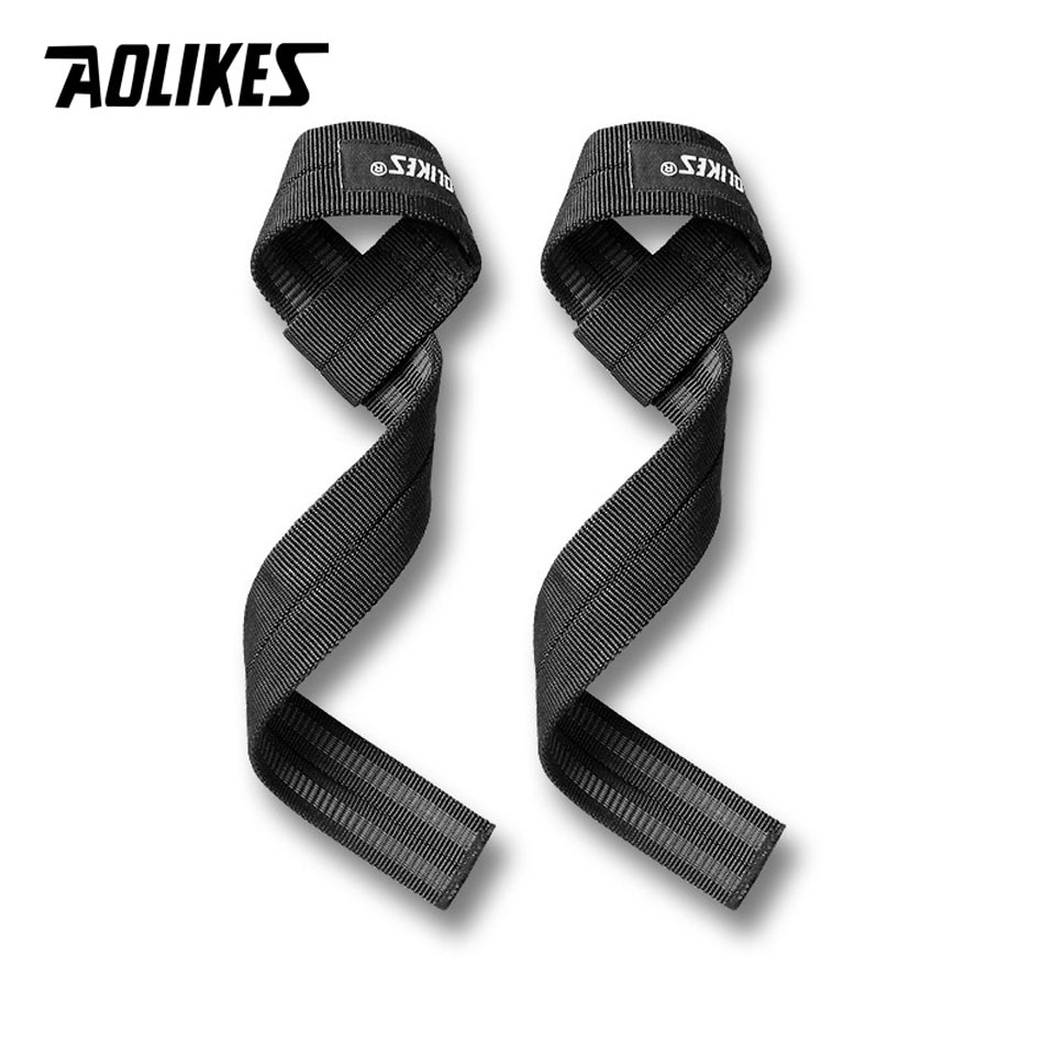 Dây Đai Quấn Cổ Tay Kéo Lưng Nâng Tạ Tập Gym Sport Wrist Bands AOLIKES YE-7635 - Hàng Chính Hãng