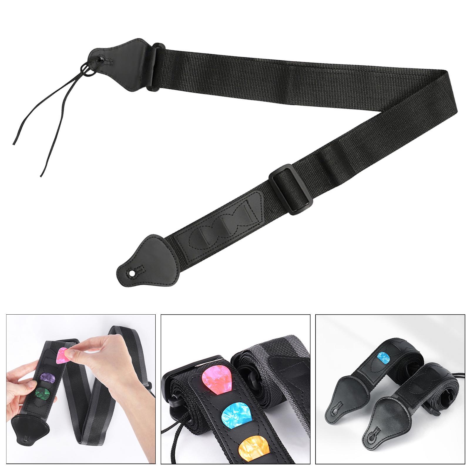 Guitar Strap Shoulder Strap Leisure Polyester Entertainment 35.43inch-59.06inch Adjustable Length for Ukelele Electric Guitar