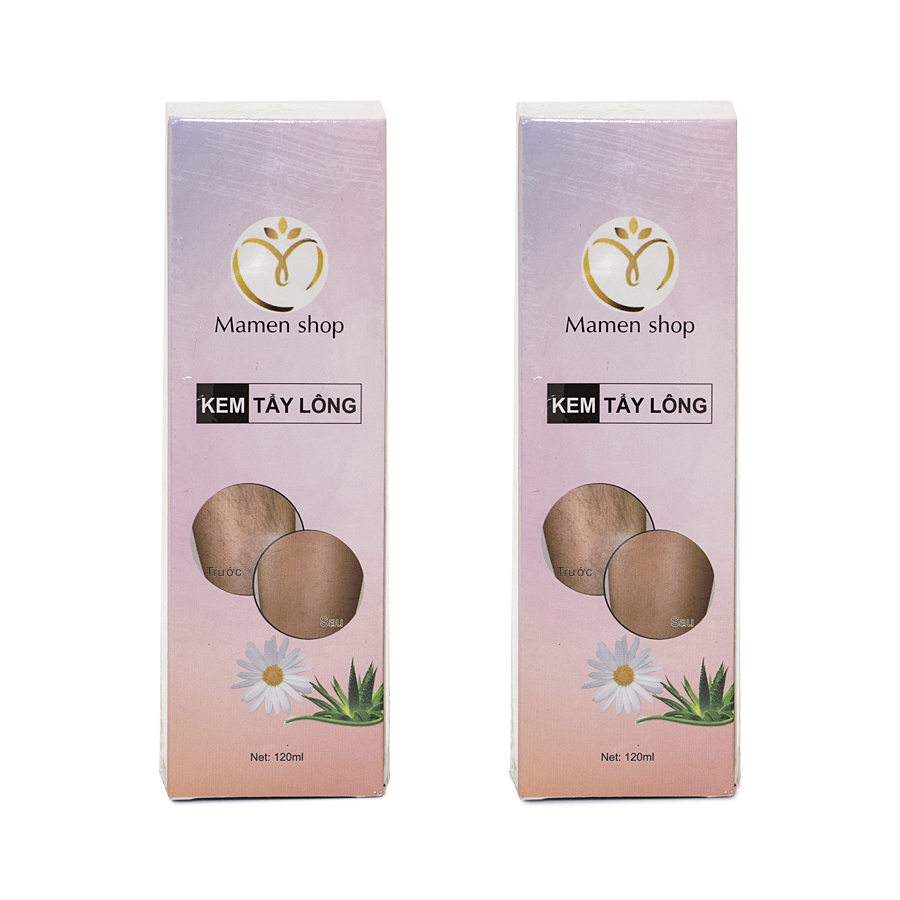 Kem Tẩy Lông Vĩnh Viễn Mamen Shop 120ml (Combo 2 hộp)