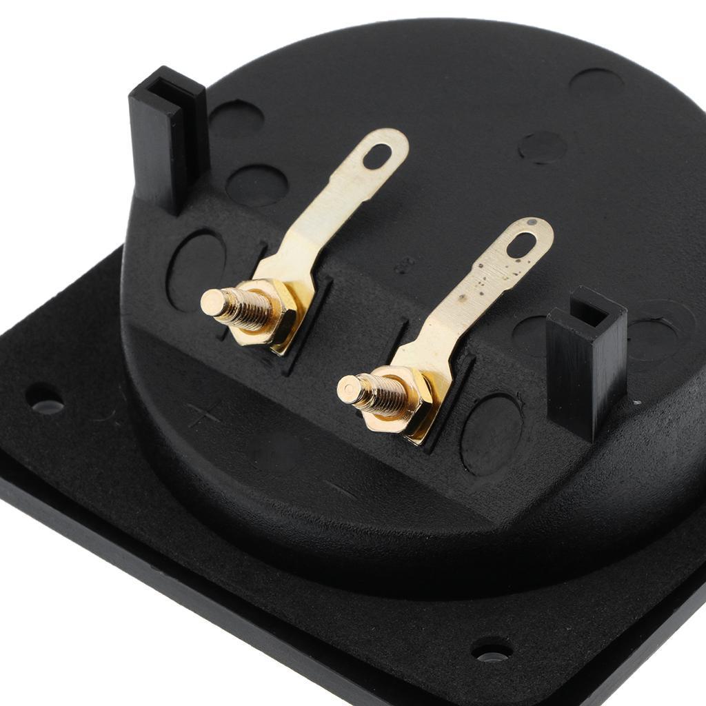 Speaker 2-Way Terminal Binding Post Spring Cup Connectors 80-Red & Black