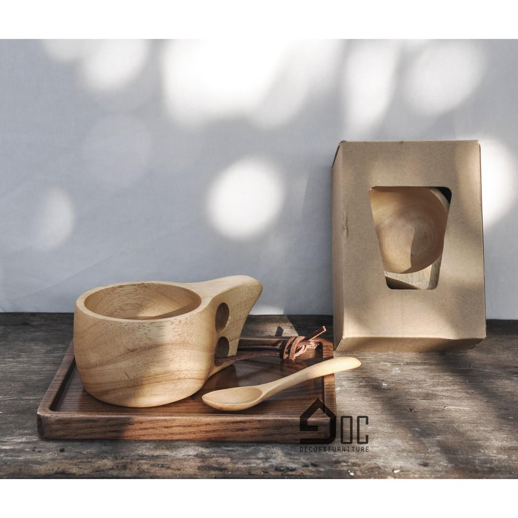 Cốc gỗ Kuksa Bushcraft