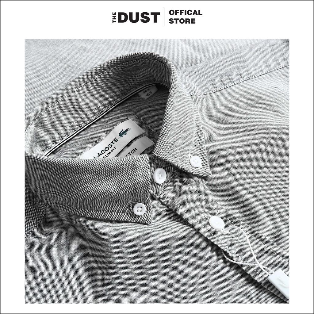 Áo sơ mi nam ngắn tay trơn basic LCT, form slim fit, chất vải oxford cao cấp, nhẹ thoáng mát, thấm hút mồ hôi - THE DUST