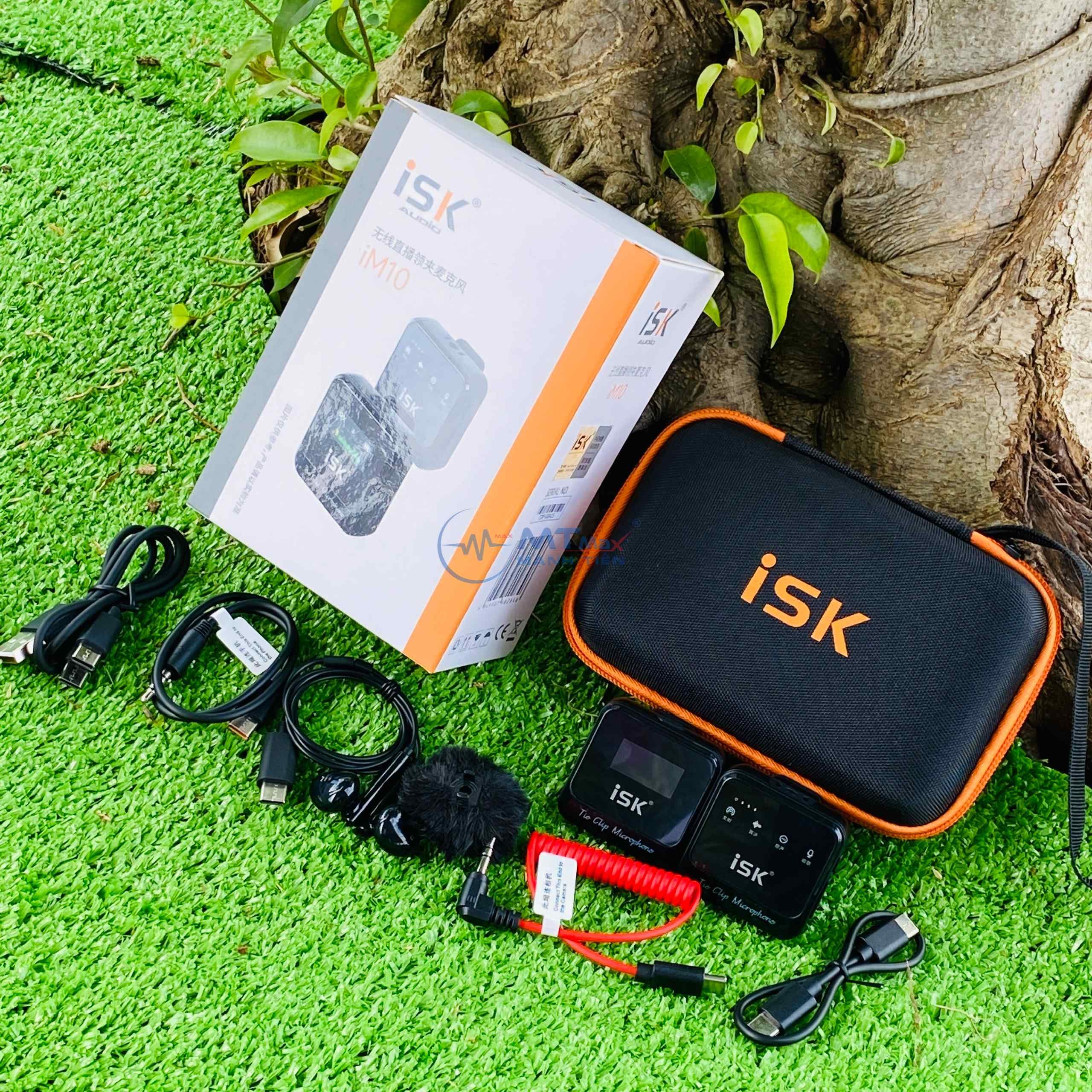 Micro Cài Áo ISK iM10 - Micro Dành Cho Điện Thoại, Máy Ảnh, Máy Quay Hàng Chính Hãng