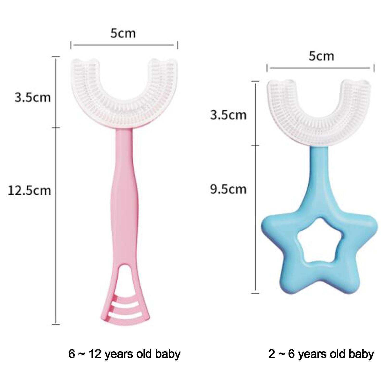 Kid Baby Silicone Toothbrush Oral Cavity Softly Easy to Cleansing