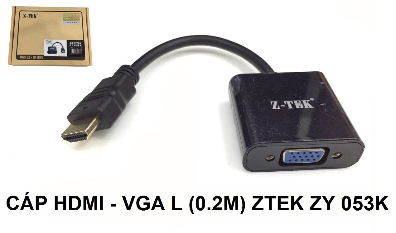 Cáp Chuyển Đổi HDMI ZY053K ZTEK- Hàng Nhập Khẩu