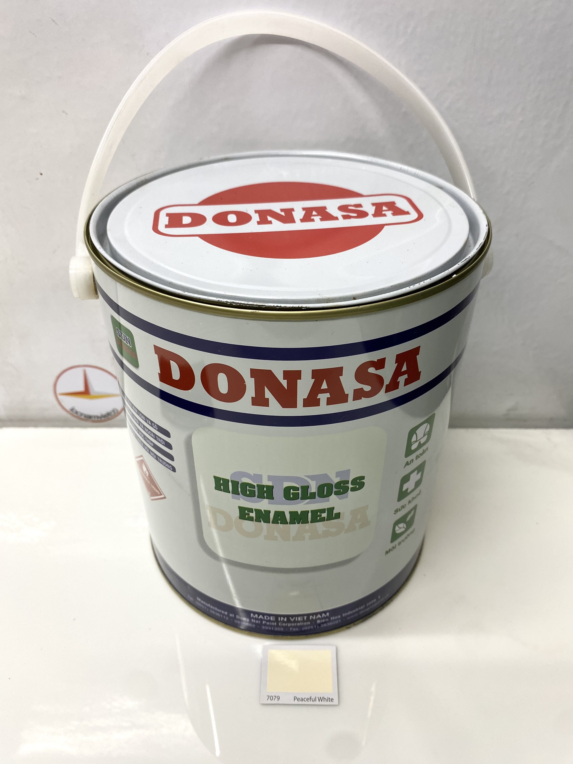 Sơn dầu Đồng Nai Donasa màu kem 7079 3kg _ DLF 7079