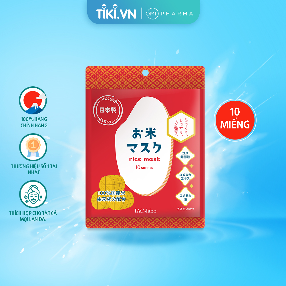 Mặt na tinh chất gạo IAC - Labo Rice Mask
