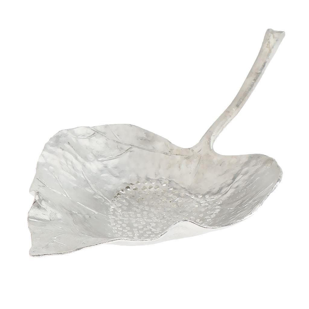 2 Pieces Pure Tin Tea Filter Strainer Leaf Shaped Kungfu Tea Set Accessory