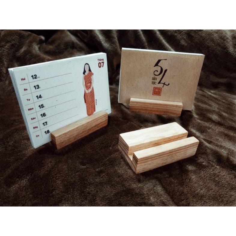Kệ đựng ảnh lưu niệm,Chân Đế Gỗ Để Lịch Bàn / Ảnh / Namecard / Menu / Đánh Số Bàn Tiệc lịch năm mới