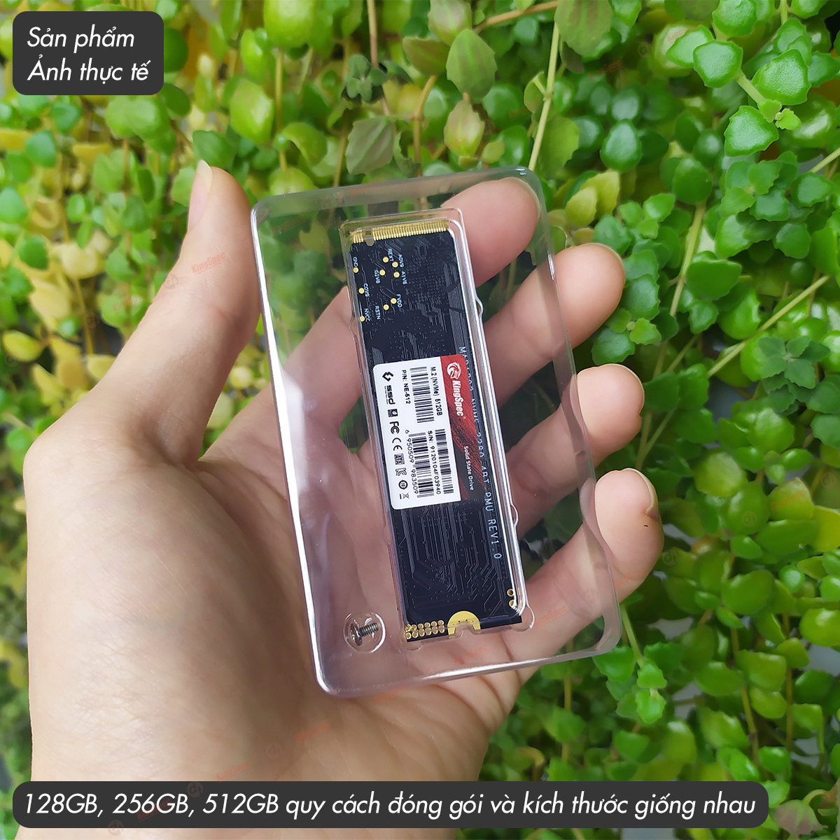 Ổ cứng SSD KingSpec 128GB M2 cài sẵn Win 10 / 128G PCIe NVMe - Hàng Chính Hãng