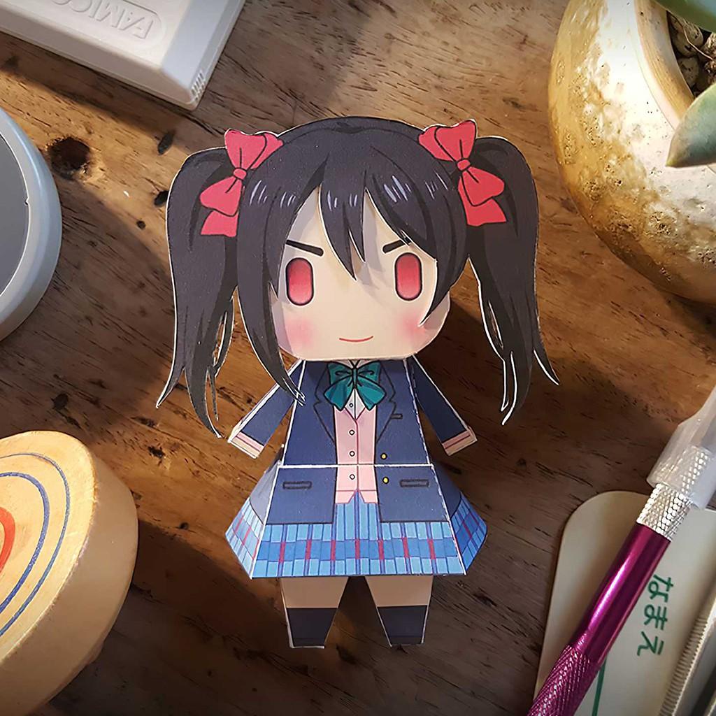 Mô hình giấy Anime Chibi Nico Yazawa – Love Live