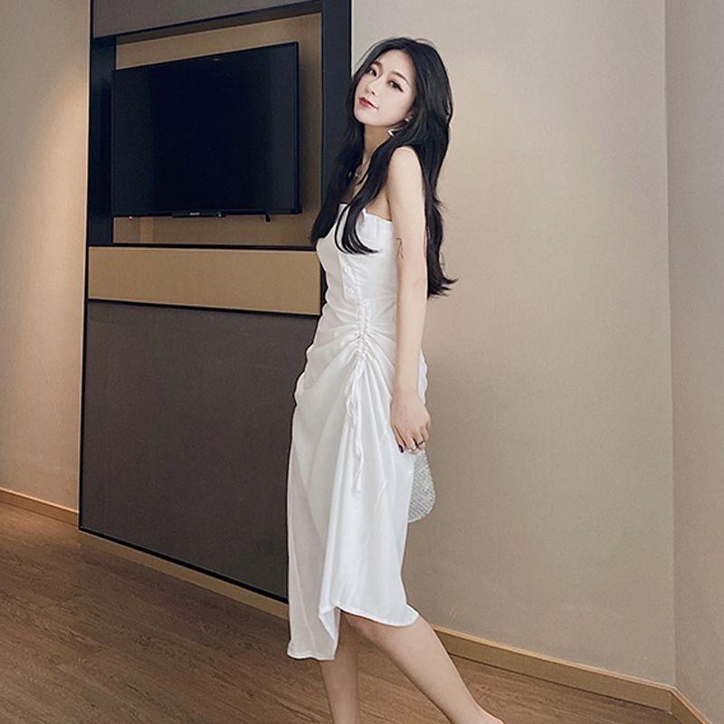 Đầm 2 dây kết hợp dây rút nhún siêu xinh