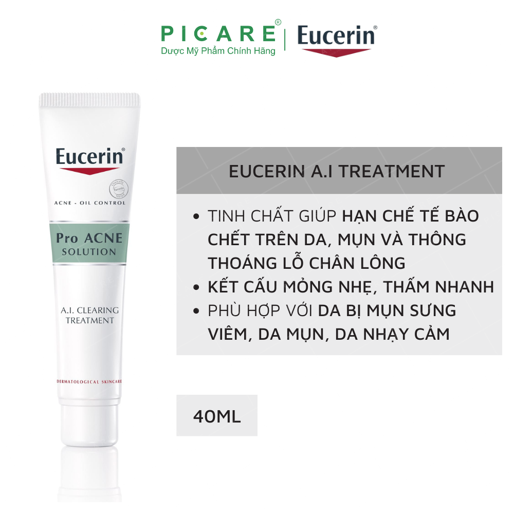 Tinh Chất Hỗ Trợ Trị Mụn, Mờ Vết Thâm, Tái Tạo Da, Ngăn Ngừa Mụn Eucerin