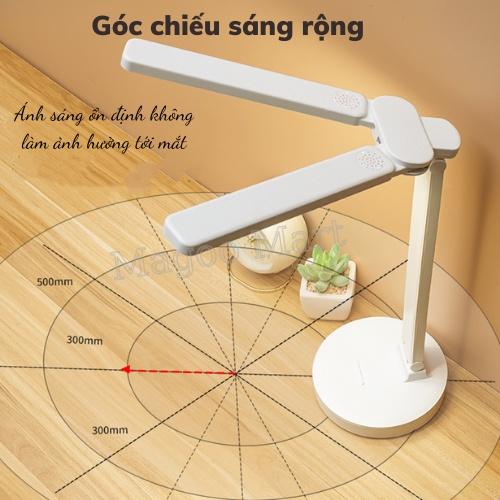 Đèn học để bàn, đọc sách làm việc - Đèn học chống cận thị, bảo vệ mắt sạc USB , cảm ứng tích điện thông minh