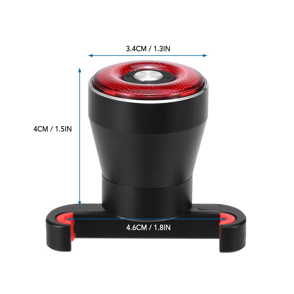Đèn Led Phanh Cảm Biến Thông Minh Gắn Yên Sau Xe Đạp