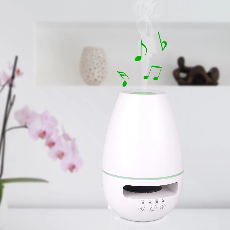 Máy khuếch tán tinh dầu phun sương kiêm loa bluetooth 300ML - Hàng chính hãng