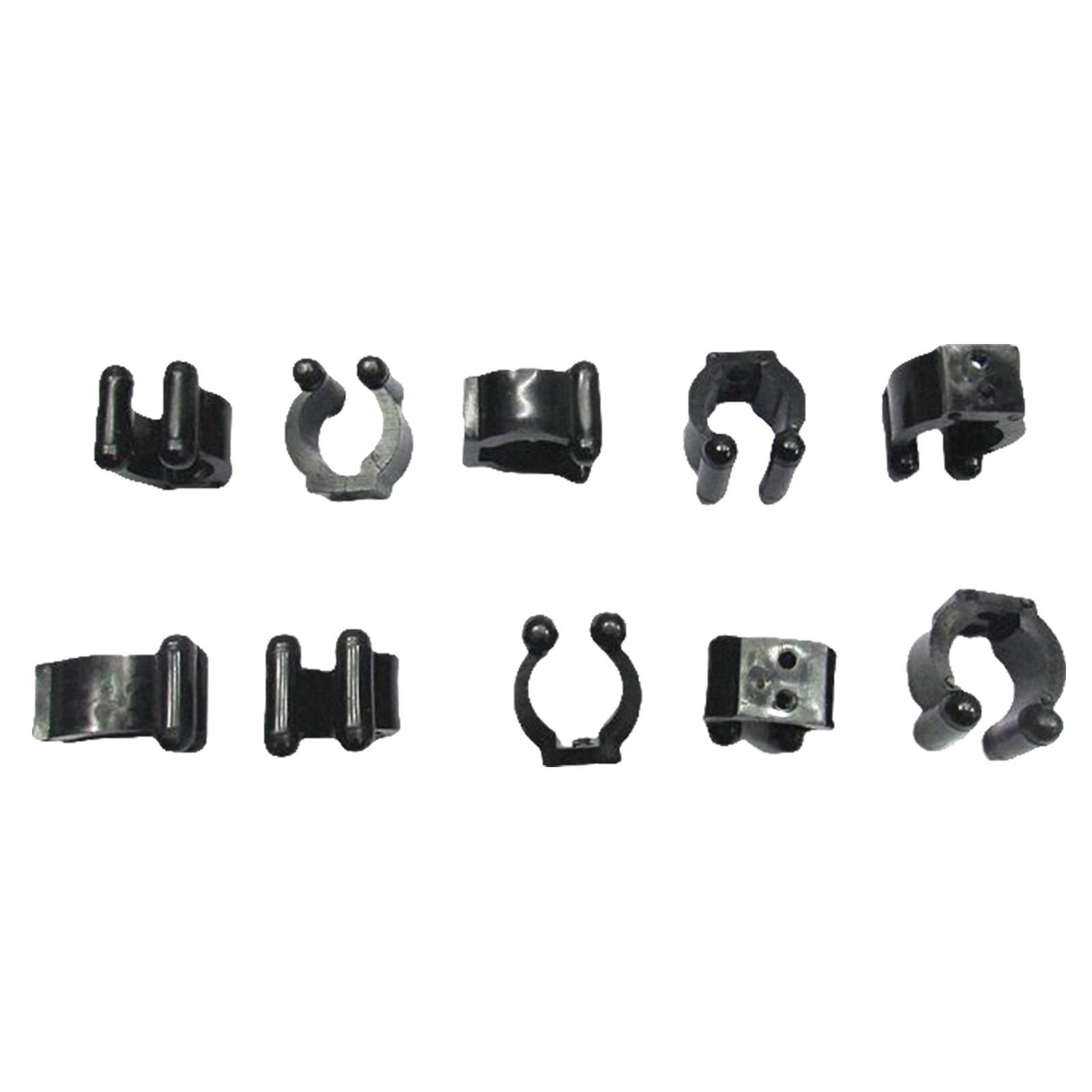 Black fishing rod storage clips accessories Large