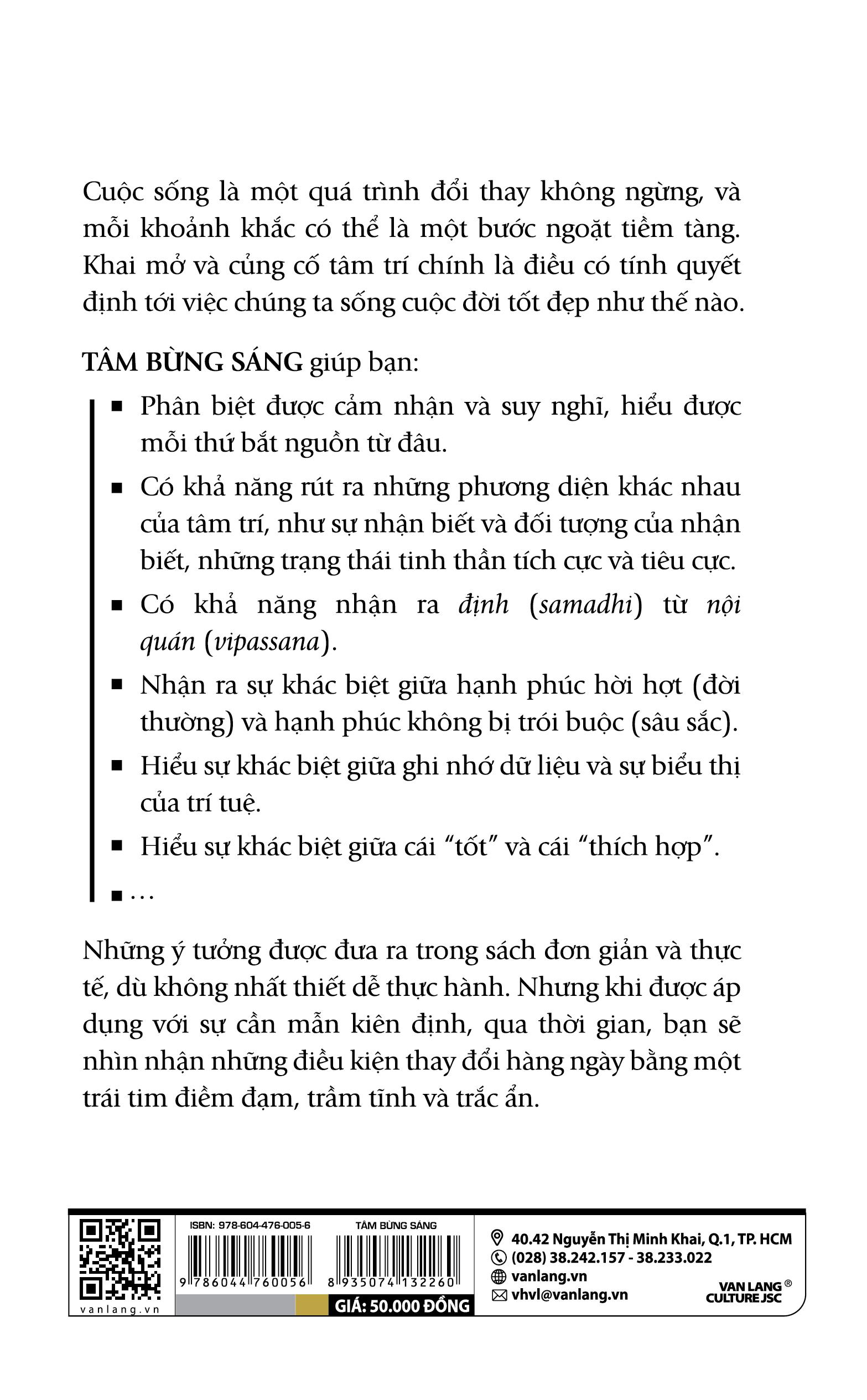 Tâm Bừng Sáng - Vanlangbooks