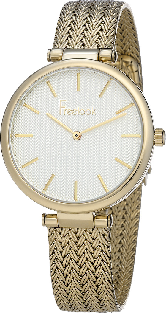 Đồng hồ nữ thời trang dây kim loại chống gỉ họa tiết lá  Freelook FL.1.10084  - GALLE WATCH