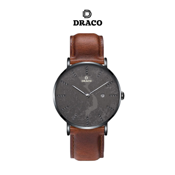 Đồng Hồ Nam Sang Trọng DRACO D22-ST03 “Vietnamese Boy” Đen Da Nâu