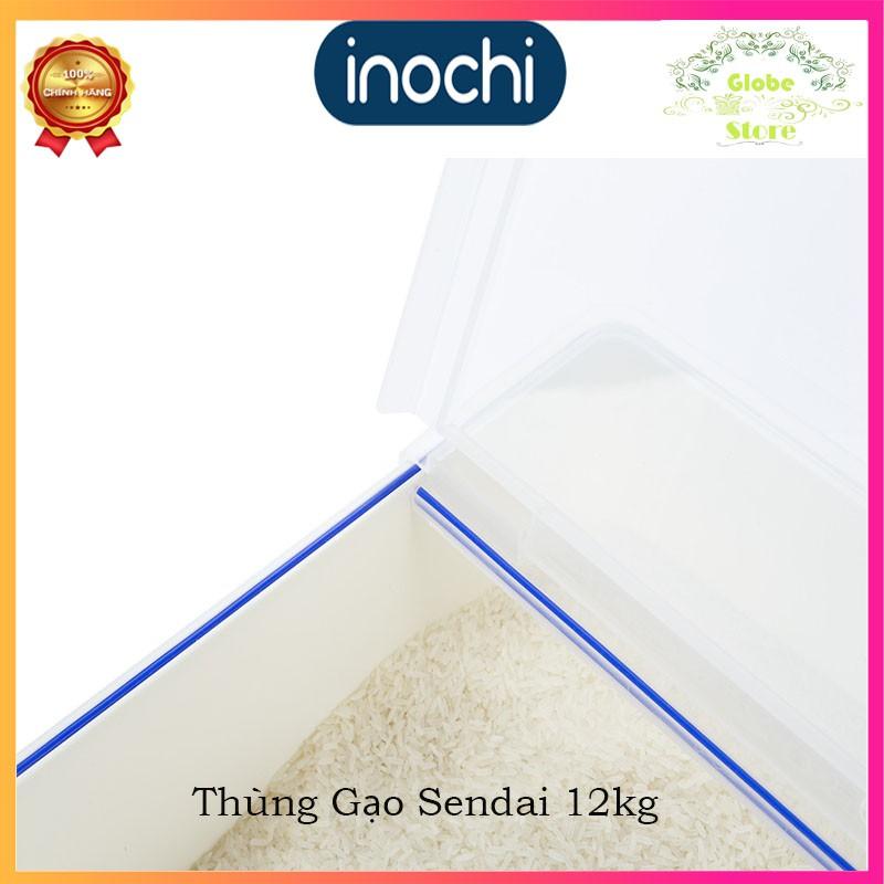 Thùng Đựng Gạo Cao Cấp Chuẩn Nhật Bản Sendai 12kg - THGN12 Chống Ẩm Mốc, Bảo Vệ Gạo