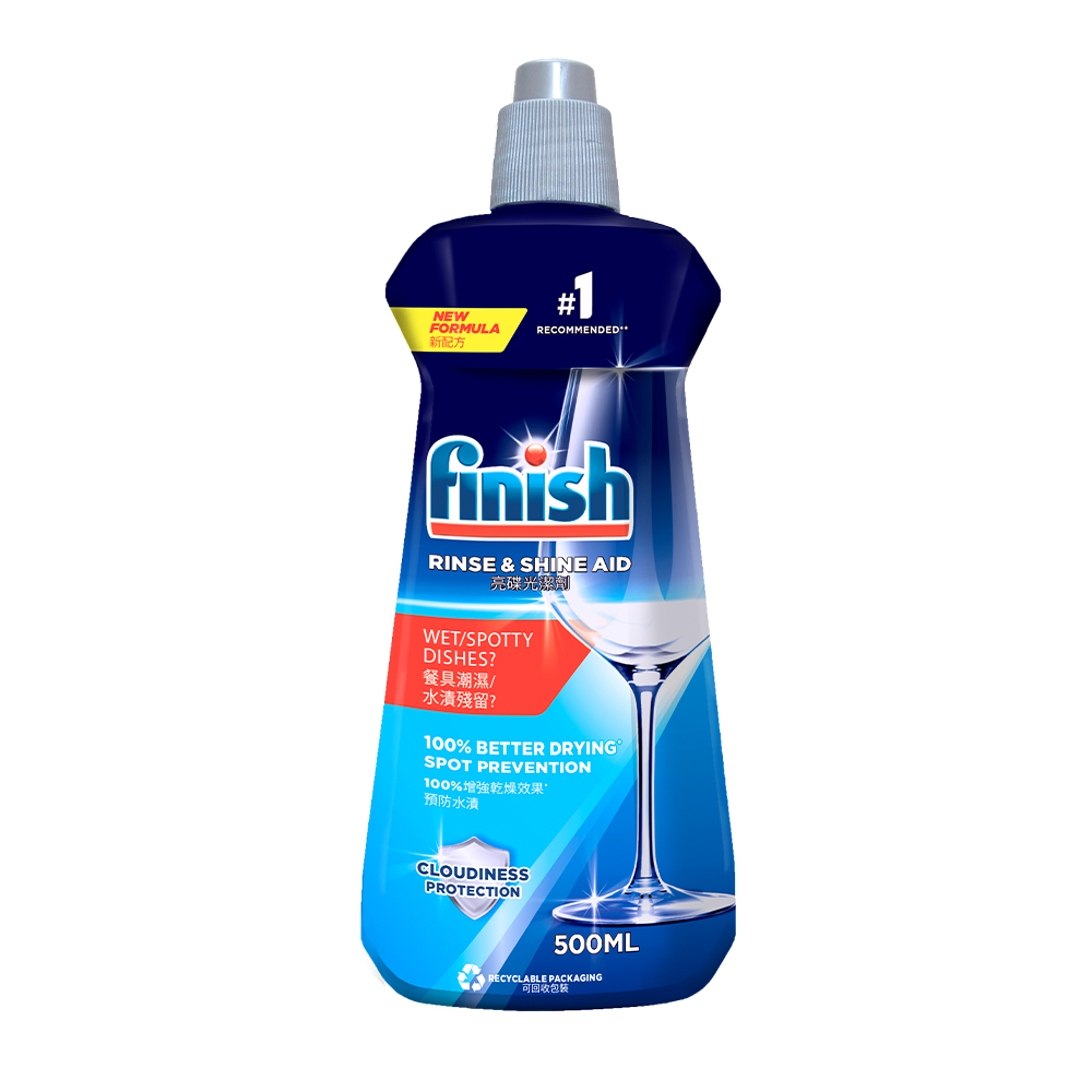 Nước Làm Bóng Chén Bát  Finish Rinse &amp; Shine Aid