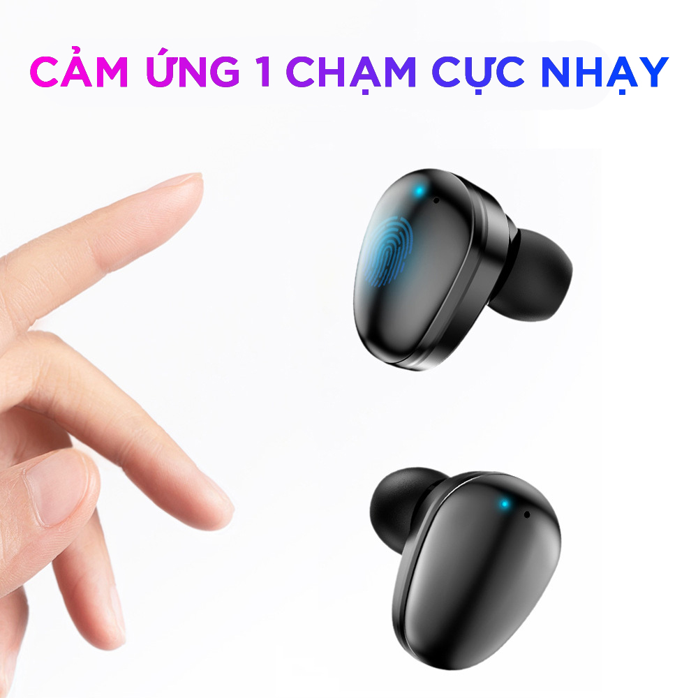 Earphone WlRELESS Cảm Ứng TOUCH TWINS Nhập Trung Quốc - Tặng 1 Móc Chìa Khoá LAVATINO Chính Hãng