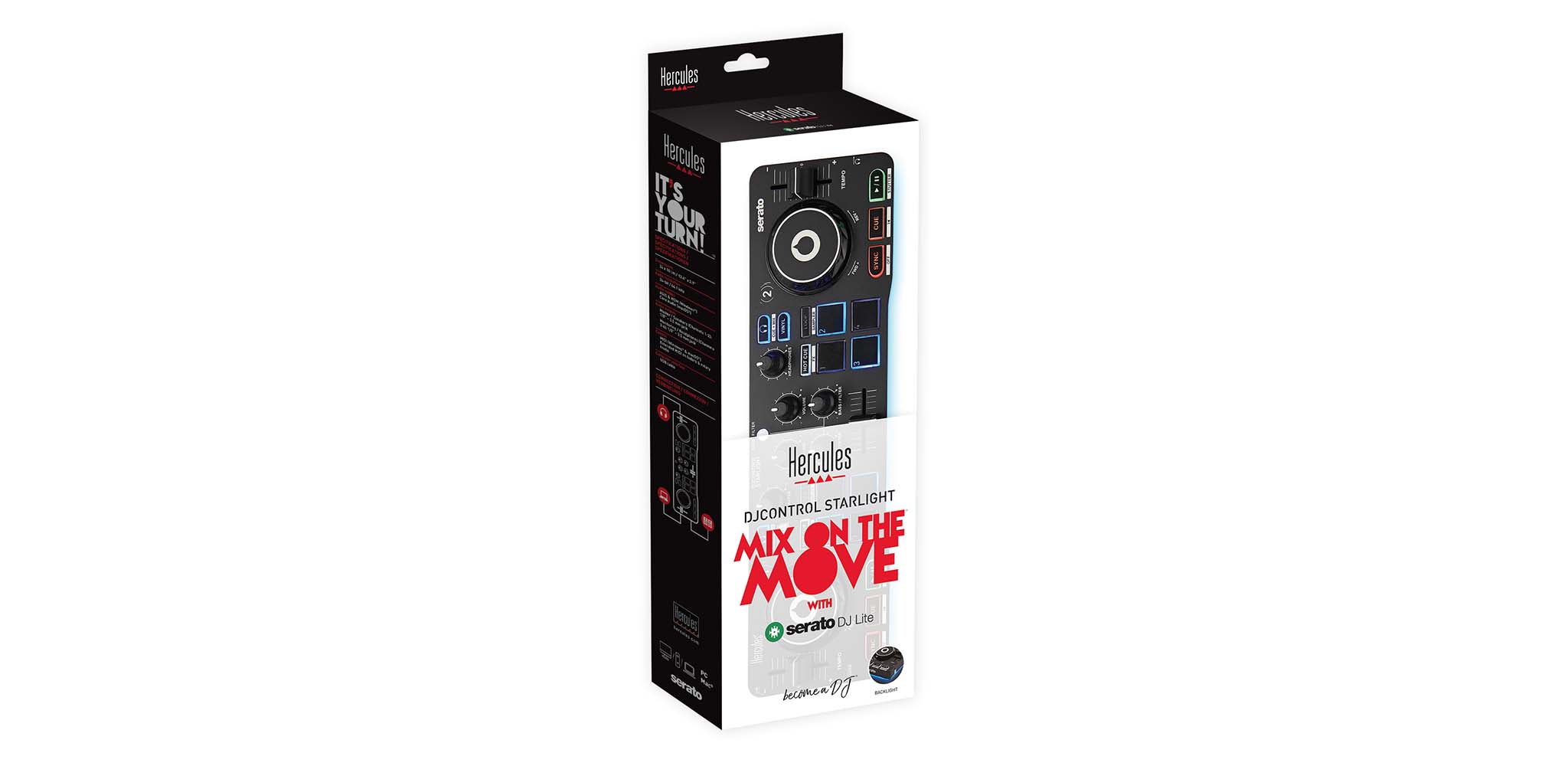DJControl Starlight - bộ điều khiển bàn dj Hercules - HÀNG CHÍNH HÃNG