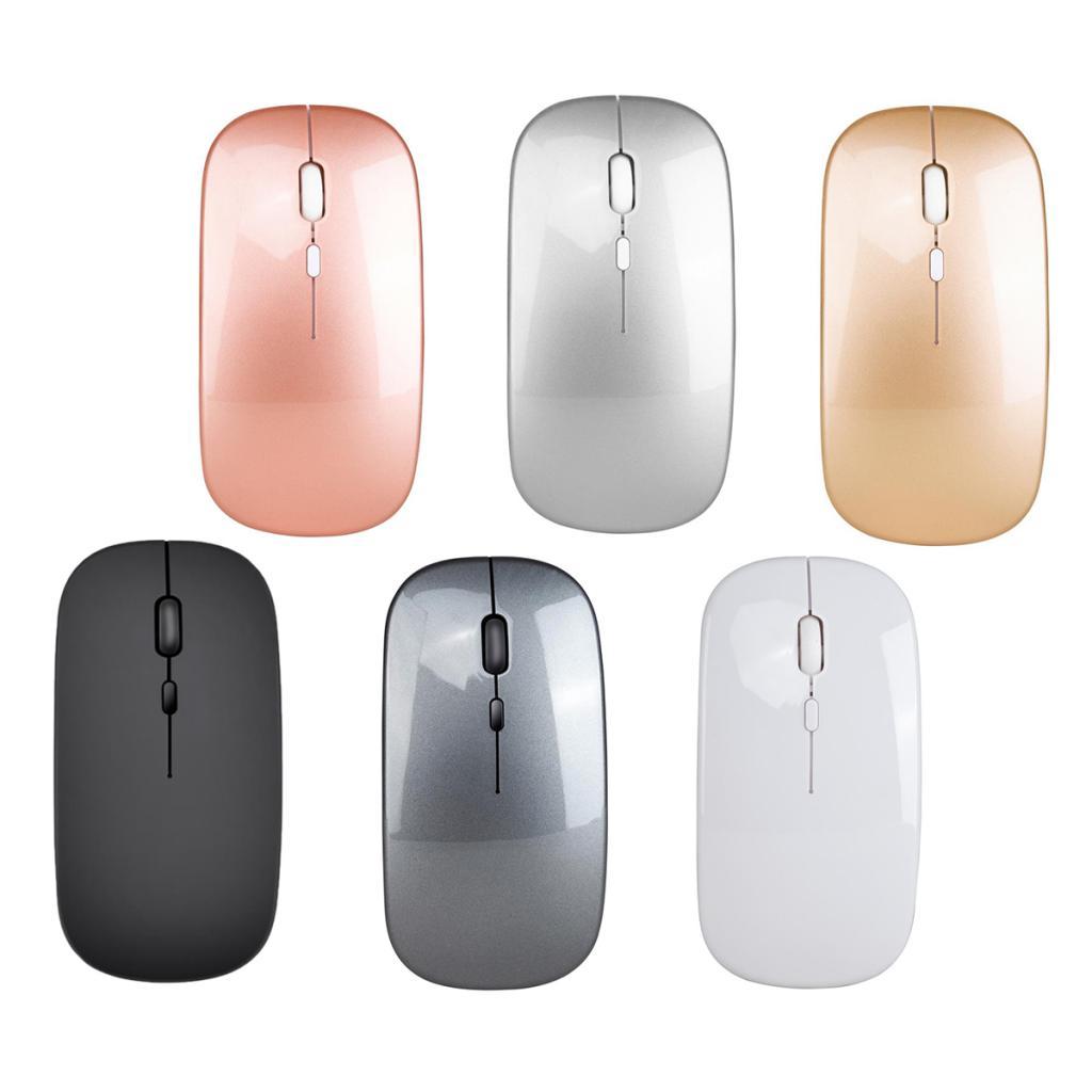 Mini Rechargeable Wireless Optical Gaming Mouse USB Receiver For PC Black