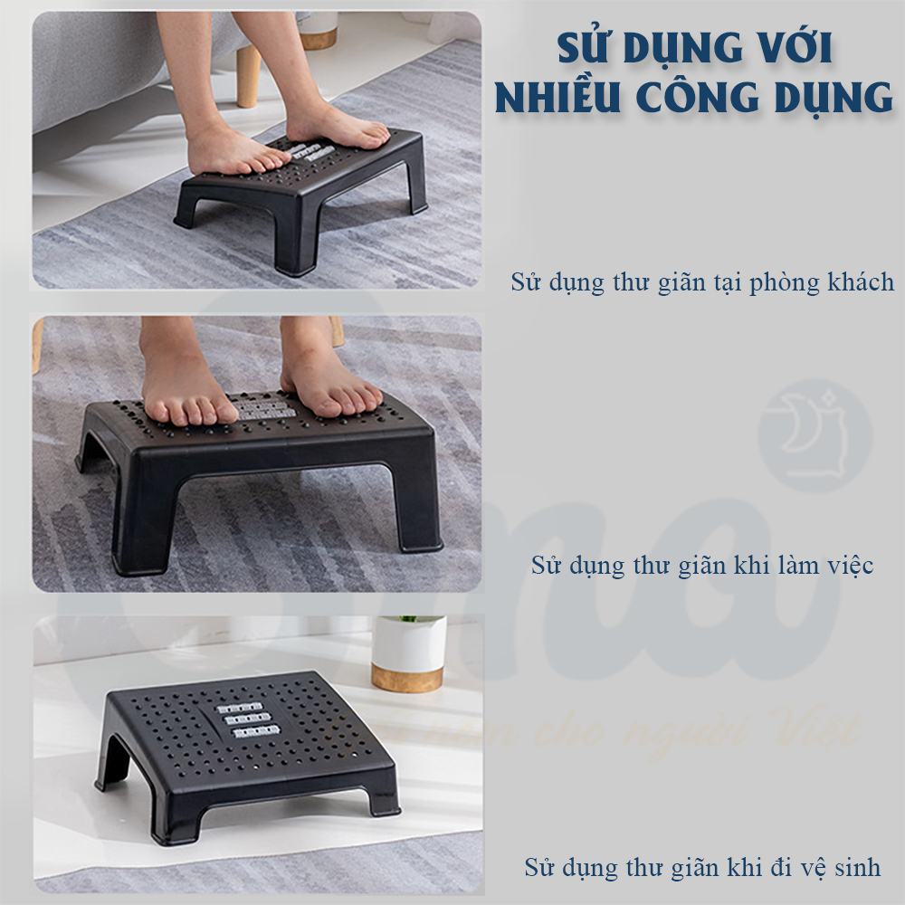 Ghế kê chân văn phòng công thái học Ergonomic Footrest - Thương hiệu EMA