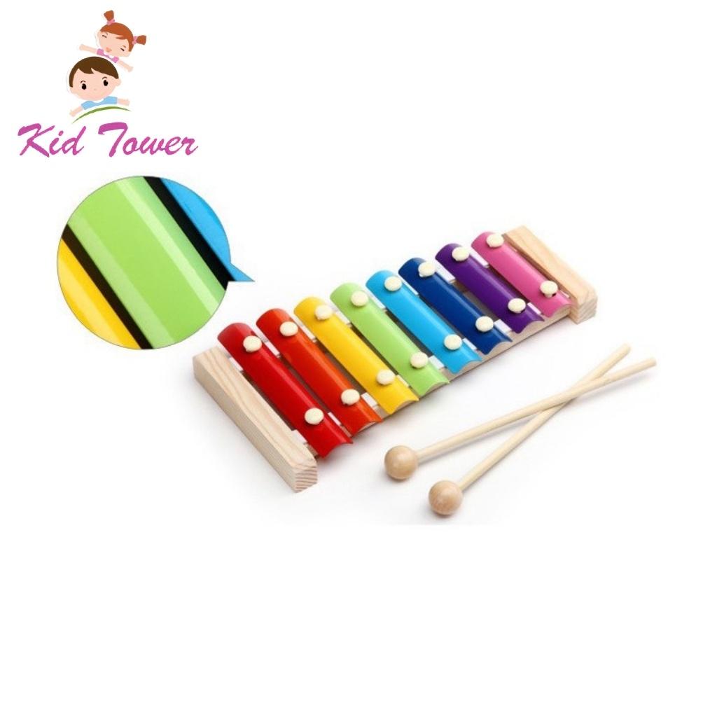 Đàn gỗ 8 âm thanh - Đàn Xylophone 8 thanh giúp bé phát triển cảm quan, cảm thụ âm nhạc