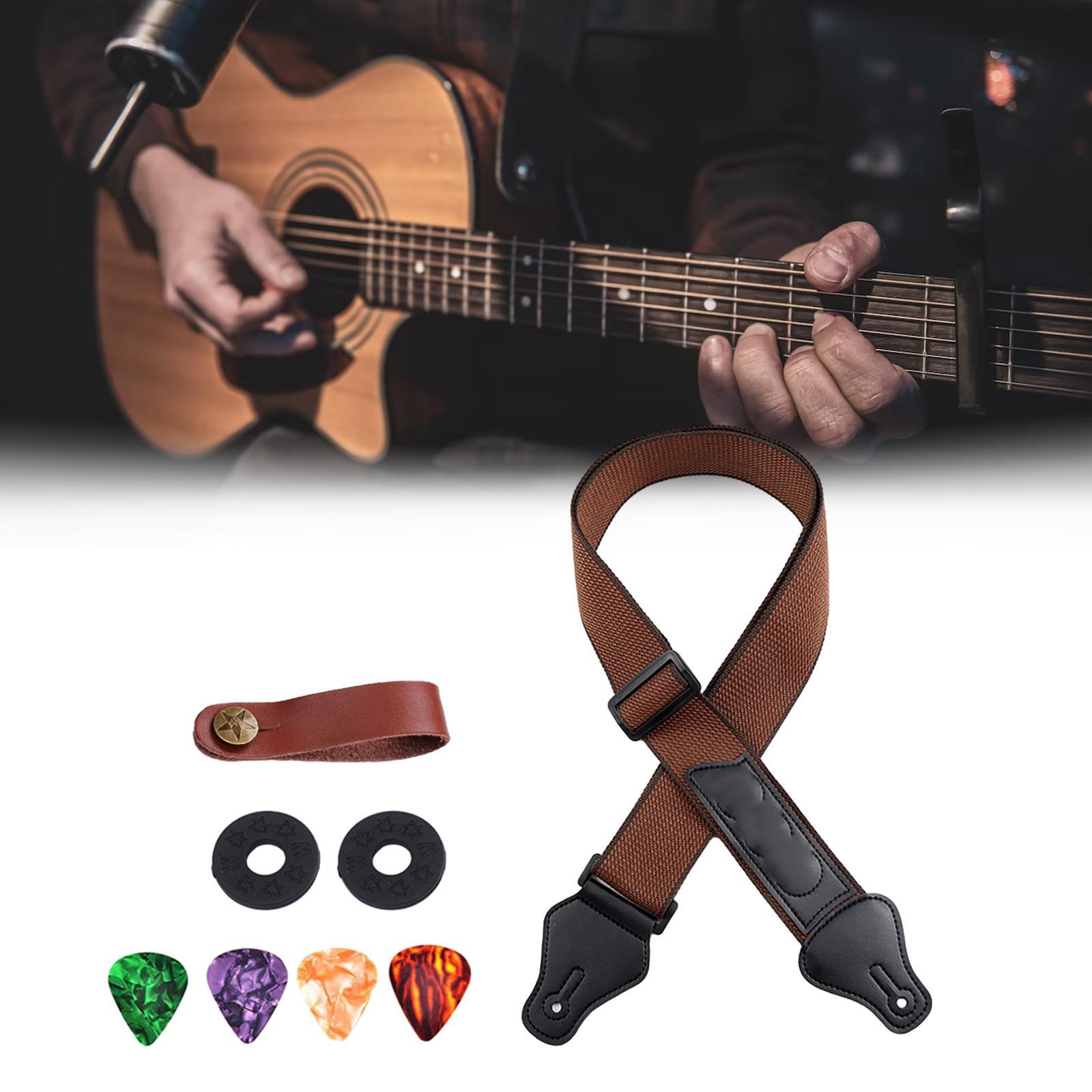 Electric Guitar Strap Guitar Strap for Acoustic Guitar Leisure Lengthened Professional for Mandolin Replacement Beginner