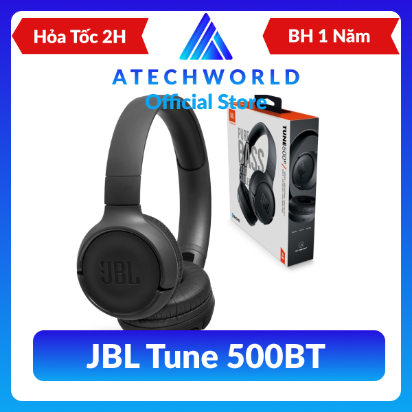 Tai Nghe Chụp Tai Bluetooth JBL Tune 500BT - Hàng Nhập Khẩu