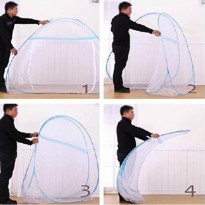 Mùng Chụp Không Đáy 2m0 Hoa Văn Cao Cấp