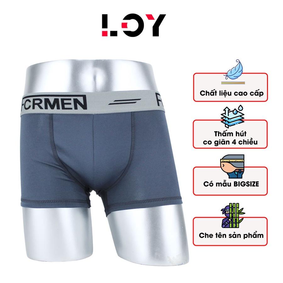 Quần boxer nam thun lạnh cao cấp, set 5 quần sịp đùi, quần xì đùi nam co giãn và thấm hút mồ hôi tốt giá rẻ