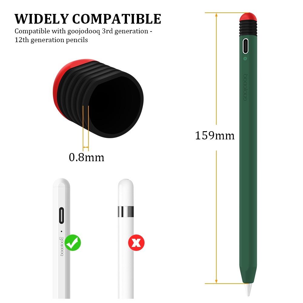CD3272 - Hộp bút Cổng Type-C cho Ipad Vỏ bảo vệ Vỏ bút cảm ứng Áp dụng cho Ipad Pencil 2 và 3th 9th 10th 11th