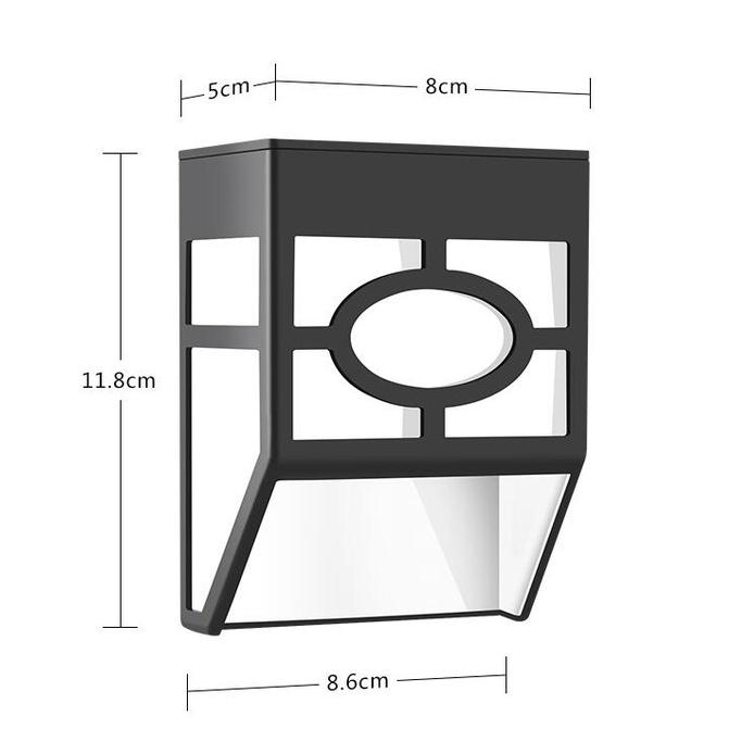 Đèn Led Năng Lượng Mặt Trời Chống Thấm Nước Dùng Trang Trí Hành Lang/ Cầu Thang/ Sân Vườn Phong Cách Retro