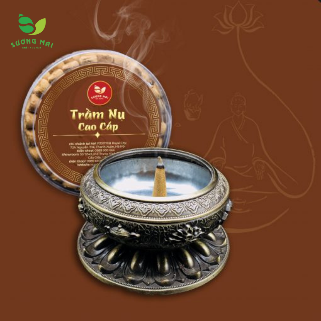 Trầm Nụ Quảng Nam Tự Nhiên SƯƠNG MAI Tạo Tinh Thần An Vui, Thư Thái Cho Mọi Người SM00284