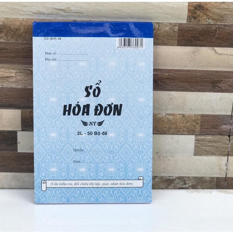 Hóa đơn 2 liên khổ 13 x 19cm có bìa kê tiện dụng