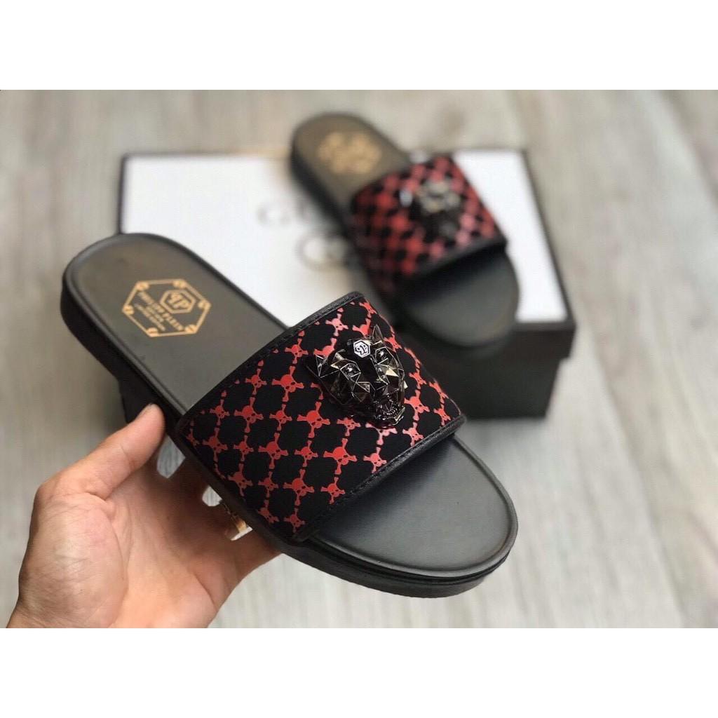 Dép nam siêu đẹp 3 phối màu mác tàu vân quỷ trẻ trung