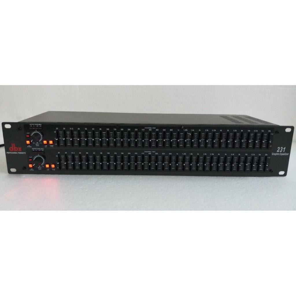 Lọc âm thanh dbx 231, thiết bị equalizer DBX