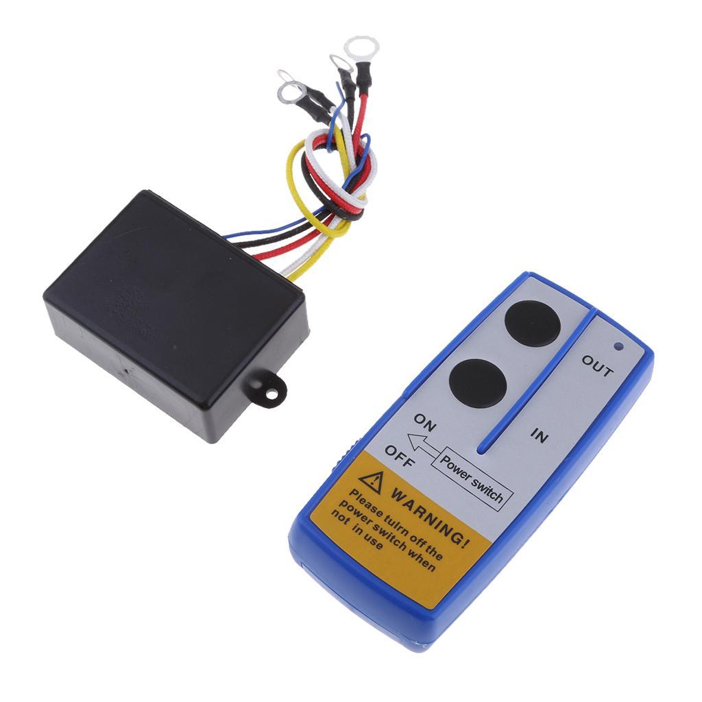 12V Winch Wireless Remote Control On/Off Switch for Truck Jeep ATV SUV